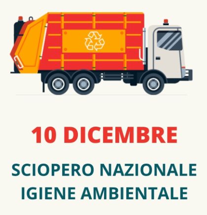 SCIOPERO COMPARTO IGIENE AMBIENTALE