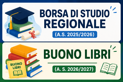 BORSA DI STUDIO REGIONALE (A.S. 2025/2026) BUONO LIBRI (A. S. 2026/2027)