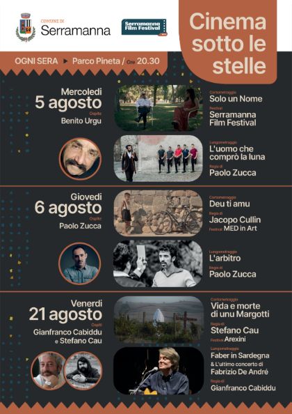 Cinema sotto le stelle. Dal 5 al 21 agosto 2026