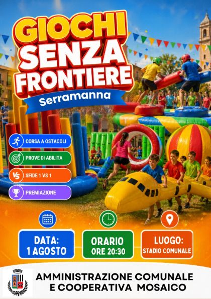 1 agosto, Giochi Senza Frontiere a Serramanna