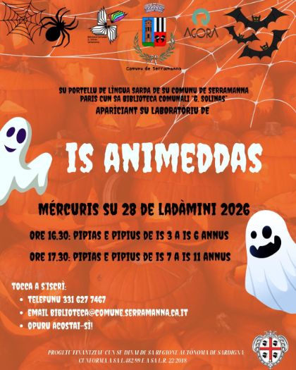 “Is Animeddas”: laboratorio per bambini il 28 ottobre 2026