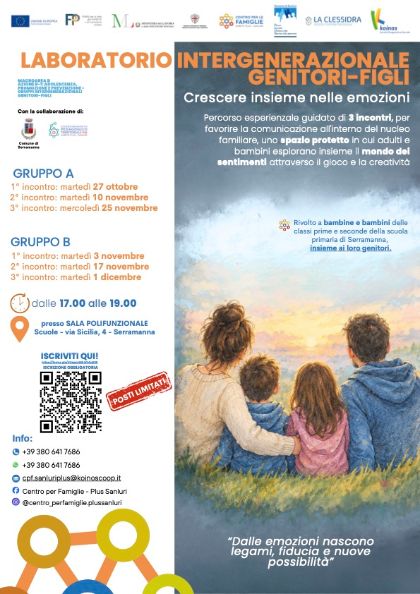 Laboratorio intergenerazionale: Crescere insieme nelle emozioni