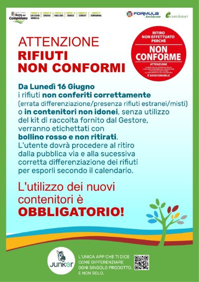 Locandina Rifiuti Non Conformi