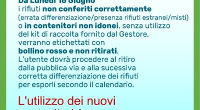 Locandina Rifiuti Non Conformi