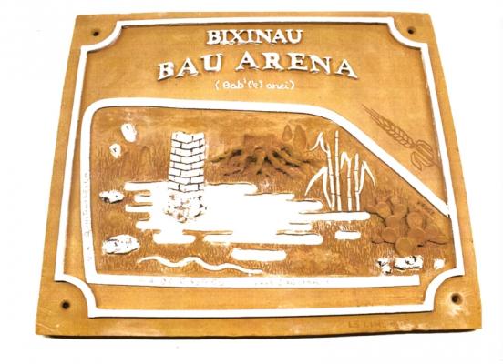Targa rione Bau Arena